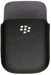 BlackBerry Style 9670 Leather Pocket Case - Black Original (OEM)