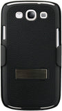 Samsung Galaxy S3 S III Naztech DoubleUp Shell and Holster Combo - Black