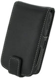 BlackBerry Curve 8350i Monaco Flip Type Leather Case - Black