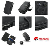 BlackBerry Bold 9700 Monaco Book Type Leather Case - Black