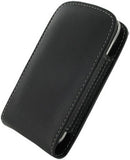 Samsung Epic 4G Monaco Vertical Pouch Type Leather Case - Black