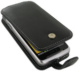 T-Mobile G2 Monaco Flip Type Leather Case - Black