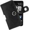 HTC HD2 Monaco Horizontal Pouch Type Leather Case - Black
