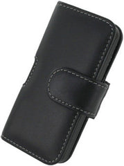 HTC Droid Incredible Monaco Horizontal Pouch Type Leather Case - Black