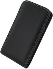 HTC Droid Incredible Monaco Vertical Pouch Type Leather Case - Black