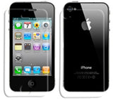 Monaco Apple iPhone 4 Anti-Glare Front Screen and Back Protector with Cleaning Cloth