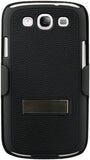 Samsung Galaxy S3 S III Naztech DoubleUp Shell and Holster Combo - Black