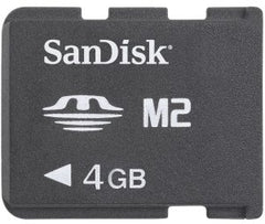 SanDisk Memory Stick M2 4GB Card - Original SDMSM2-004G-A11M